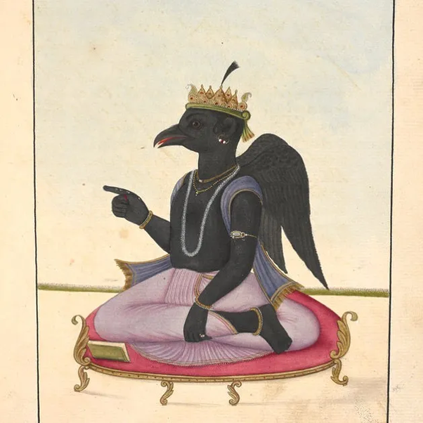 Kakabhushundi in the form of crow